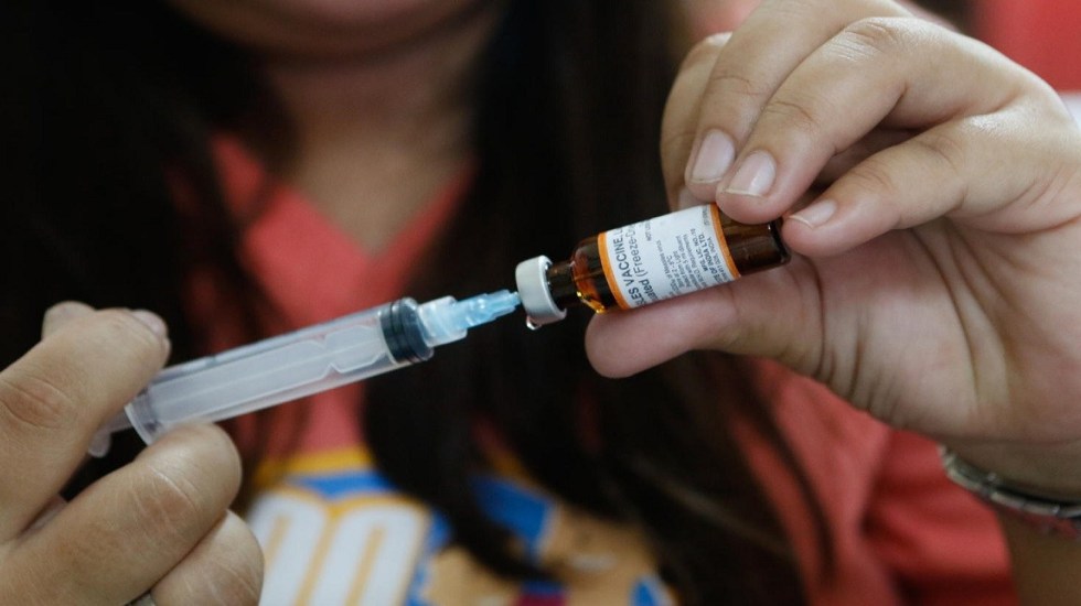 A volunteer health worker prepares to administer a vaccine to a child at a health centre in the city of Taguig in the metropolitan area of Manila, Philippines. 

UNICEF is working with the Philippine government to improve routine immunization coverage in the country, which is only at 55 percent nationally. 

The Philippines is one of the ten countries that accounted for more than a 74 percent increase in measles cases between 2017 and 2018 globally.

The Department of Health declared measles outbreaks across the country in February 2019. In response to this, UNICEF is working closely with the Department of Health and providing technical assistance to support the Philippine government's campaign to vaccinate 9 million children across 17 regions in the country.