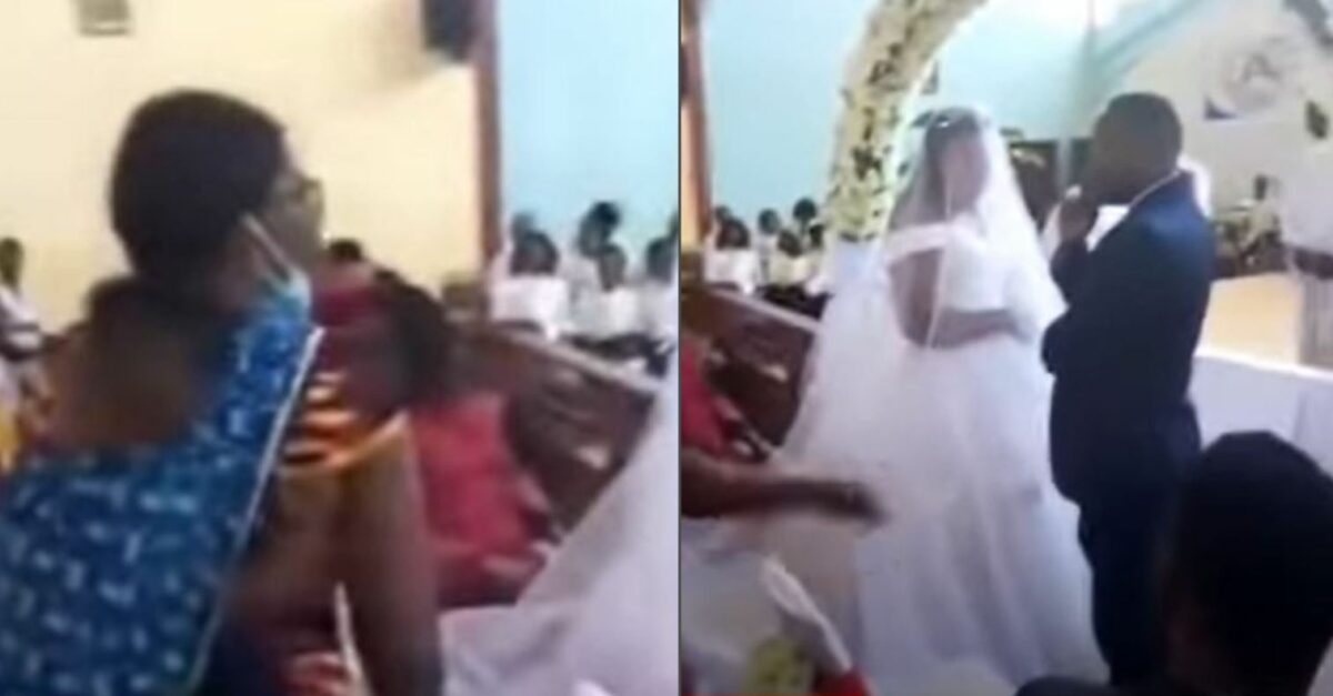 Vídeo| Mujer irrumpe en boda diciendo que el novio es su esposo 